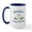 White/Navy Inside, variant on CafePress - Easter Egg Hunt Thomas Large Mug - 15 oz Ceramic Large White Novelty Mug