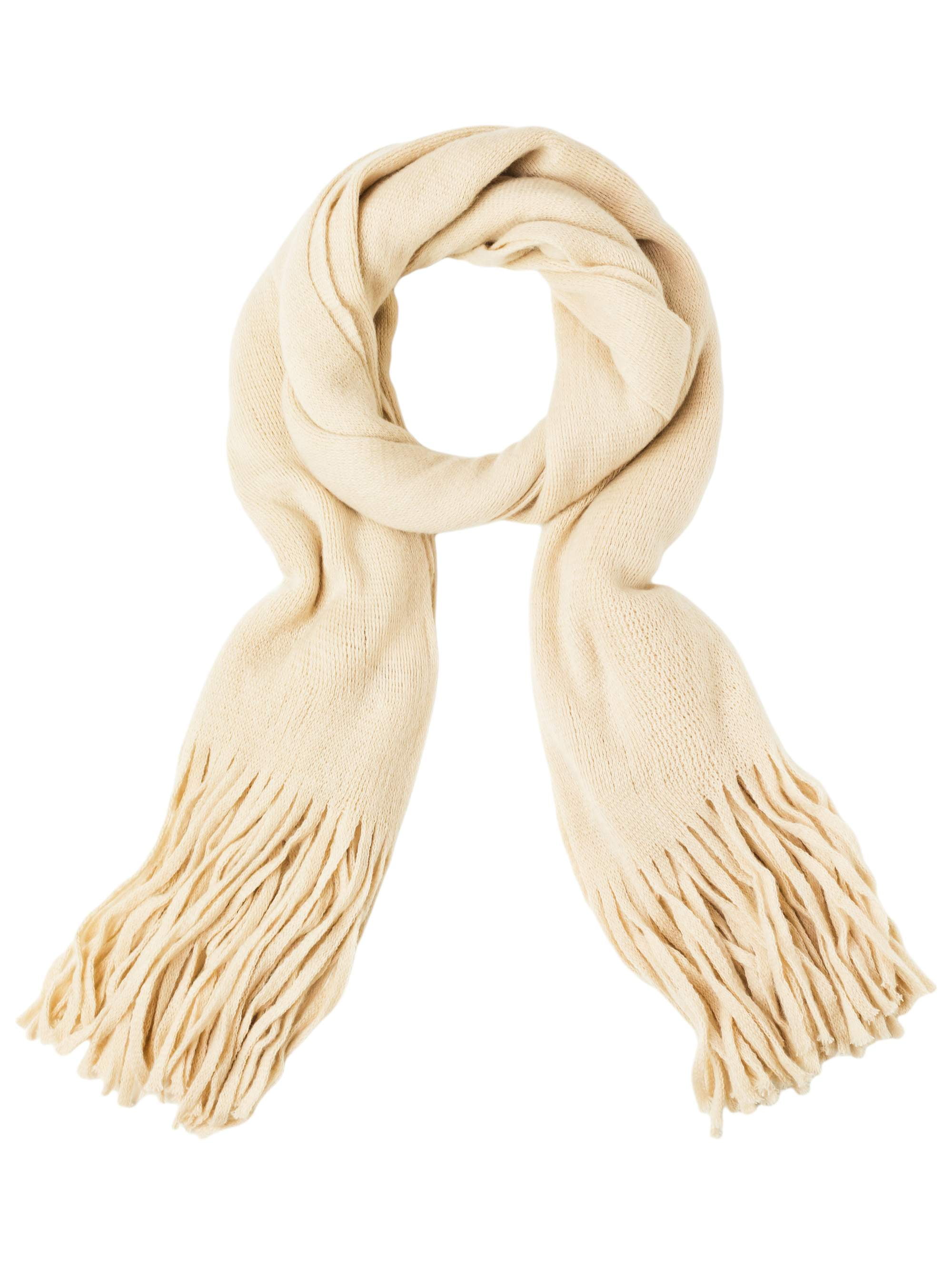 Time and Tru - Solid Knit Oblong Scarf - Walmart.com