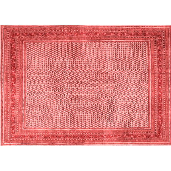 Ahgly Company Indoor Rectangle Persian Red Traditional Area Rugs, 2' x 5'