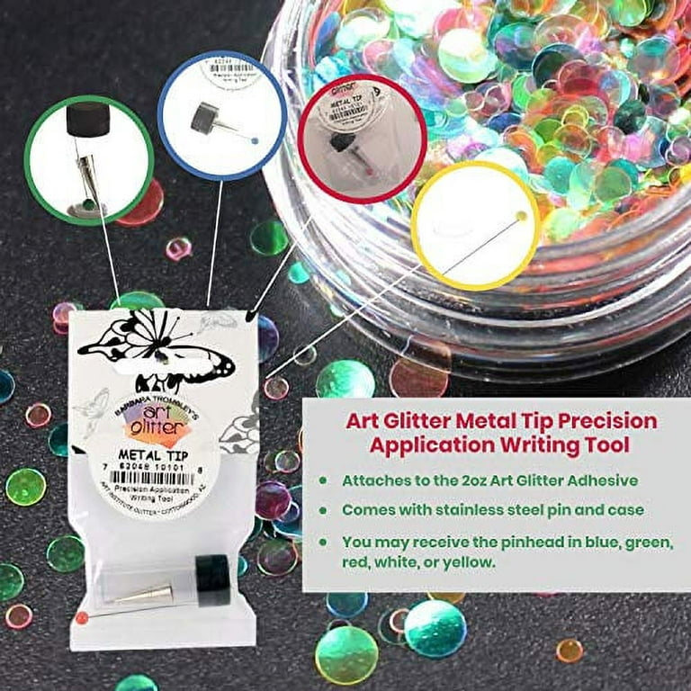 Art Glitter Glue - Fine Metal Tip Attachment with Pin