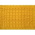 thumbnail image 1 of Ahgly Company Machine Washable Indoor Rectangle Abstract Yellow Contemporary Area Rugs, 2' x 3', 1 of 4