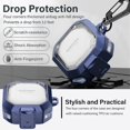 thumbnail image 4 of XIHAMA Security Lock Transparent Case for Samsung Galaxy Buds FE/Galaxy Buds 2 Pro/Galaxy Buds Pro/Galaxy Buds Live, TPU Hard Case Galaxy Buds Live Accessory with Keychain, 4 of 6