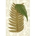 thumbnail image 2 of Vision Studio 11x14 White Modern Wood Framed Museum Art Print Titled - Garden Ferns II, 2 of 4
