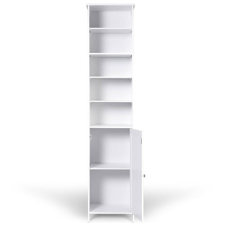 72 H Tall Floor Storage Cabinet Free Standing Shelving Walmart