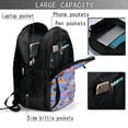 thumbnail image 4 of Easygdp Fastfoods Mochila para Laptop de Viaje con Puerto USB, Mochila para Laptop con Puerto de Carga USB para Mujeres y Hombres, 4 of 7