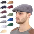 thumbnail image 6 of VISALY Flat cap Womens Straw Hats for Summer | Hats Baseball Caps Derby Hats 2025 Woolen Cap 1 Newsboy Men's Hat Cotton Soft Stretch Men Cap Cabbie Derby Hats Hats for Women Ball Cap Beach Hats, 6 of 6