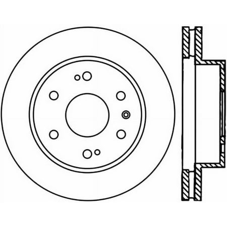 StopTech Power Slot 07-09 Cadillac Escalade / 05-09 Chevy Silverado Front Left Slotted CRYO Rotor - 126.66057CSL Fits select: 2005-2019 CHEVROLET SILVERADO, 2007-2018 CHEVROLET TAHOE