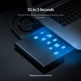 thumbnail image 2 of Tignapoo ORICO 2521U3 2.5" SATA HDD/SSD Enclosure with USB 3.0, UASP Support, Tool-Free Design, Compatible with Windows/Mac/Linux, Up to 5Gbps Transfer Speed, Auto Sleep Mode, Includes USB-A to USB-C, 2 of 7