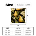 thumbnail image 5 of Pear Velvet Throw Pillow Covers Set of 2 - Unique Patterns, 16x16/18x18/20x20 Inches,for Home Decor, Sofa, Bed - Pillow Inserts Included, 5 of 6