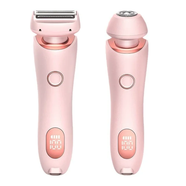 2-i-1 Epilator & Rakapparat för Kvinnor - Sladdlös Hårborttagning för Kroppen