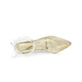 thumbnail image 4 of BLISSFUL STEP Women's Pumps Stiletto Heels Lace up Clear Heel Pumps Gold 11, 4 of 7