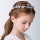 thumbnail image 5 of Tocado de niña de las flores para la boda Princesa Boda Diadema Chica Perlas Pedazo de cabello para niña Accesorio para el cabello Banquete de boda Velo de primera comunión, 5 of 5