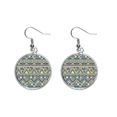thumbnail image 1 of Rombo triángulo irregular Nordic Pendientes pendientes de plata colgantes joyas señora Unbranded M, 1 of 3