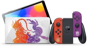 Restored Nintendo Switch OLED Pokémon Scarlet and Violet Special Edition (Refurbished)