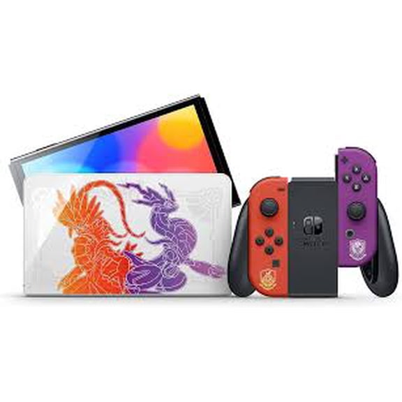 Restored Nintendo Switch OLED Pokmon Scarlet and Violet Special Edition (Refurbished)