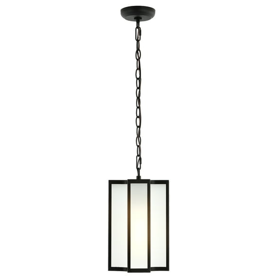 SAFAVIEH Hyla T10-L Black Metal Pendant Light with Shade