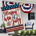 thumbnail image 3 of Happy 4th of July Independence Day Garden Flag Summer Independence Day Double Sided Rustic Farmhouse Large Yard Seasonal Holiday Outdoor Decor 28 × 40 Inch, 3 of 6