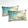 thumbnail image 2 of Move Over Ocean Comforter Set Queen Beach Bedding Sets Coastal Starfish Pattern Soft Microfiber Filling Duvet, 2 of 5