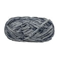thumbnail image 4 of Hilo grueso BLESIY, Hilo de lana súper voluminoso, espesor 6mm, Gris oscuro, 4 of 8