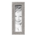 thumbnail image 1 of ArtToFrames 4" x 14" Classic Antique Silver Picture Frame, 4x14 inch Silver Wood Poster Frame (WOM-4926),  Pack, 1 of 4