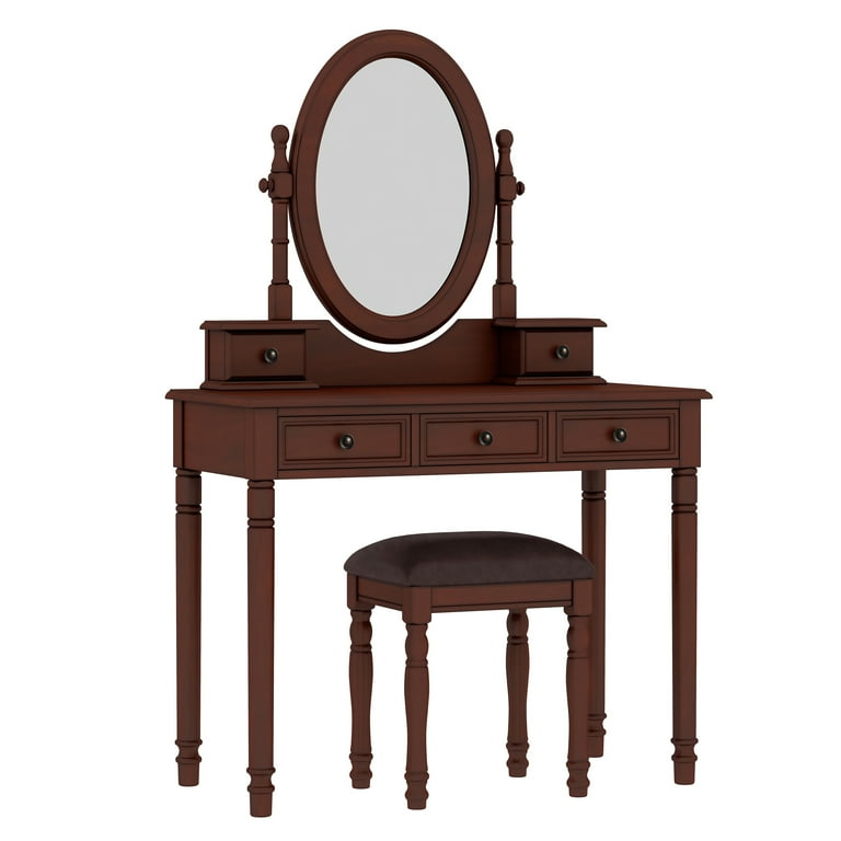 knee length dresses for ladies Antique Vanity, Dressing Table, Mirror, Renaissance Revival, Walnut, E– Old  Europe Antique Home Furnishings main image 1