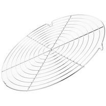 12 Inch Round Cooling Racks: Stainless Steel Circle Roasting Rack Steamer Insert Rack for Round Cake Pans Air Fryer Steamer Rack