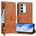 thumbnail image 1 of FOXDOCK Funda Tipo Cartera para Tecno Camon 40 Premier Cuero PU con Cremallera y Correa de Muñeca, Ranuras para Tarjetas, Soporte Plegable, Cierre Magnético, 1 of 5
