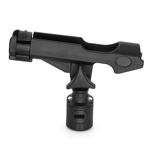 Support de Canne à Pêche Réglable pour la Plupart des Rails de Kayak Kit d'Accessoires de Pêche Bateau Gonflable, Facile à Enlever