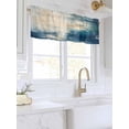 thumbnail image 3 of Valances for Windows Abstract Oil Painting Theme Rod Pocket Cafe Window Treatments Valance Curtains for Kitchen Bathroom Laundry Basement Windows 54"x18", 3 of 9