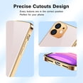 thumbnail image 3 of Case for iPhone 11 Case 6.1" Slim Thin Ring Stand Holder Silicone Phone Cases Soft Flexible TPU Electroplated Frame Shock-Absorption Protective Bumper Cover for iPhone 11 - Light Pink, 3 of 18