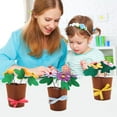 thumbnail image 4 of Garden Paper Pot Craft Kit 6 Pcs DIY Fabric Potted Plants Flowerpot Kids Material Child, 4 of 6