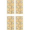 thumbnail image 1 of Bisagra de cobre - Mini bisagras plegables Bisagras para el hogar Bisagras para cajones de gabinete Bisagras para puertas, doradas, 1 of 4