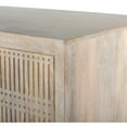 thumbnail image 5 of Sarah Solid Wood Hand-Carved Executive Desk in Brushed Ivory Finish, 5 of 7