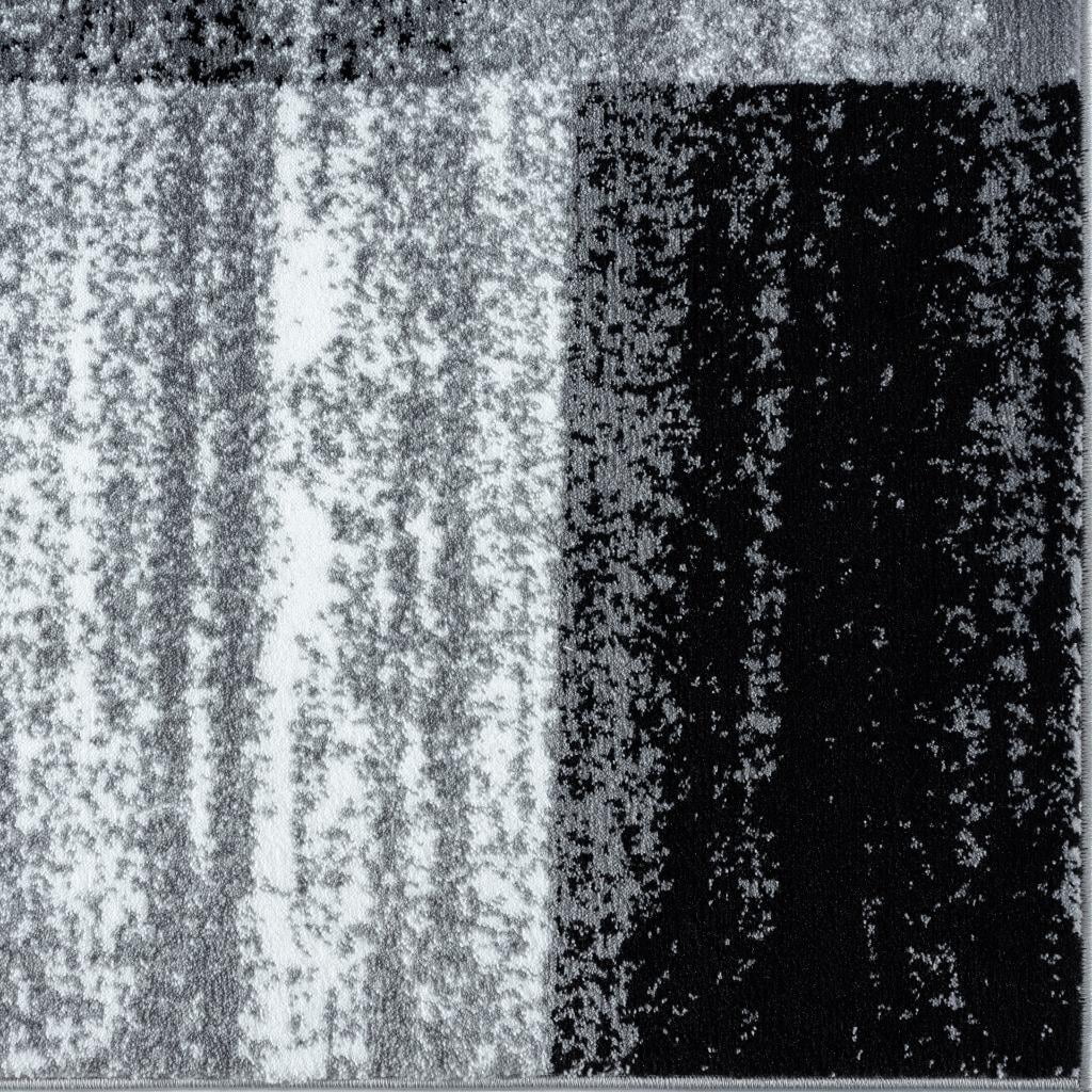Luxe Weavers Art Deco Abstract Geometric Gray 2x7 Area Rug for Living Rooms
