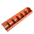 thumbnail image 4 of Comedero para lechones, comedero para ovejas, organizador multiusos, ranura de alimentación, bandeja de alimentación para cabras, caballos, ovejas y Marrón rojizo, 4 of 8