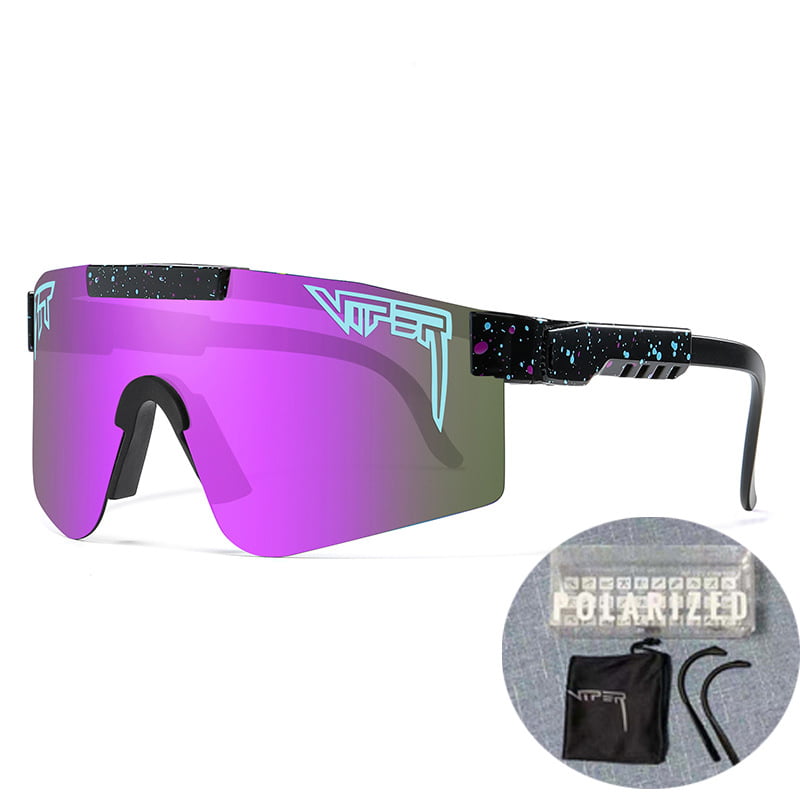 RayZor Uv400 White Sports Wrap Sunglasses Mens Ladies Women Outdoor Polarised 