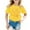 Yellow, variant on Hiijoy Infant Girls Mother's Day Graphic T Shirt Casual Short Sleeve T-Shirt, Sizes 1-9