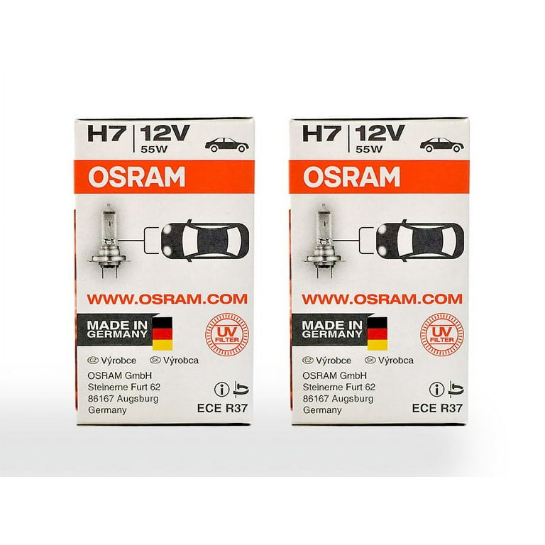 10x Osram H7 Classic 64210 Lamp 12V 55W Bulbs Bulbs Halogen Headlights