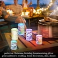 thumbnail image 7 of 2 PCS Flameless Candles with Remote Timer LED Battery Operated Flickering Candle Light for Wedding Table Home Decoration Gifts Rainbow-colored Unicorn, 7 of 7