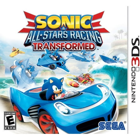 Sonic All Stars Racing Transformed, SEGA, Nintendo 3DS, (Best 3ds Games For Adults)