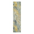 thumbnail image 2 of Unique Loom Outdoor Botanical Collection Area Rug - Winnow (2' x 8' Runner Gray Ivory Yellow), 2 of 11