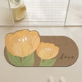 thumbnail image 1 of onlyliua Fin de Temporada Alfombrillas Absorbentes En Agua para Baño de Diatomita, Alfombrillas Antideslizantes para La Puerta Del Baño, Alfombrillas de Secado Rápido para Inodoro y El Lavabo, 1 of 6