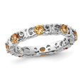 thumbnail image 1 of 4/5 Carat (ctw) Citrine Band Ring in Sterling Silver, 1 of 3