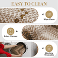 thumbnail image 6 of Braided Pattern Washable Area Rug, Super Soft Nonslip Runner for Kitchen Hallway Bathroom Entryway, 6 of 6