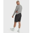 thumbnail image 4 of Hanes Sweat Shorts Men's Garment Dyed Midweight Elastic Waist Drawcord 8 inseam, 4 of 5