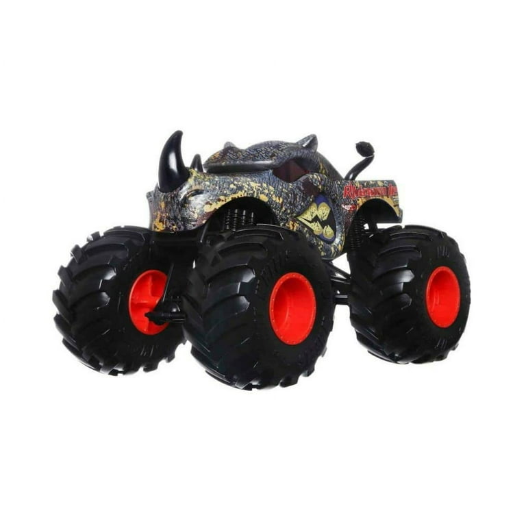 Hot Wheels Monster Trucks 1:24 Scale Vehicles, Collectible Die-Cast Metal  Toy Trucks with Giant Wheels & Stylized Chassis, Gift for Kids Ages 3 Years