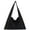 Black, variant on Retro Suede Rivet Handbag Large Tote Handbag Shoulder Bags For Women (Coffee)