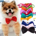 thumbnail image 2 of Collar ajustable para mascotas perro gato correa ajustable para gatos accesorios para perros mascotas perro pajarita cachorro lazos perro mascotas suministros, 2 of 4