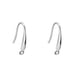 thumbnail image 3 of Pendientes de gancho para la oreja de plata esterlina S925 brillante, accesorios de perlas, pendientes de moda a juego, 3 of 6