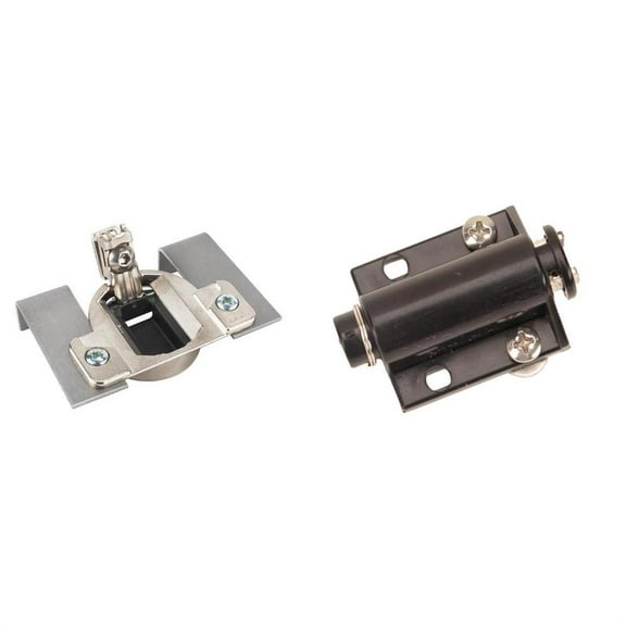 Universal Gas Fuel Filler Door Magnetic Latch & Hinge w/Brackets